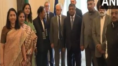 World News | Ravi Shankar Prasad-led Delegation Meets Italian President of Committee on Foreign Affairs and European Commission