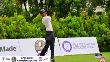 Sports News | APGC Junior Championship: Ranveer Cards 69 to Finish Tied Fourth After Opening Round; Kashika Placed Tied 10th