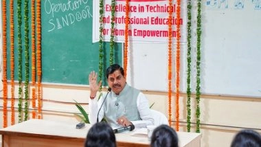 India News | MP: Mohan Yadav Hold CM's Pathshala at Women's Polytechnic College in Bhopal, Interacts with Students