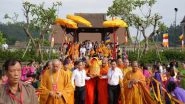 World News | 'A Historic Spiritual Homecoming': Arrival of Holy Relics of Lord Buddha at Truc Lam Yen Tu Pagoda in Vietnam's Quang Ninh