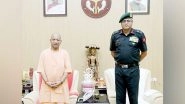 India News | UP CM Yogi Meets Lt Gen Anindya Sengupta, Discusses Security in State
