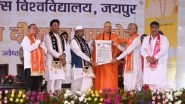 Business News | Apex University Holds 3rd Convocation Ceremony; Governor Awards Gold Medals to Toppers