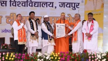 Business News | Apex University Holds 3rd Convocation Ceremony; Governor Awards Gold Medals to Toppers