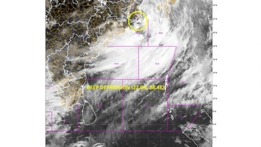 India News | Deep Depression over Bay of Bengal Moves Northwards, Crosses West Bengal-Bangladesh Coasts