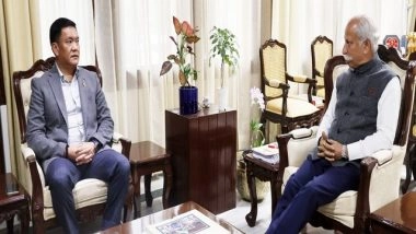 India News | Arunachal CM Calls on Governor Lt General KT Parnaik After Rising Northeast Investors Summit