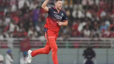 Sports News | IPL 2025: Hazlewood, Bhuvneshwar Dominate Powerplay Bowling Charts Following Fiery Spells Against PBKS in Q1