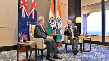 World News | Delhi: EAM Jaishankar Meets New Zealand Counterpart Winston Peters, Thanks for Support on Pahalgam Attack