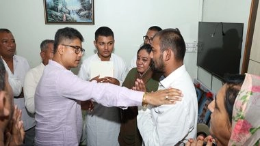 India News | Assam Minister Pijush Hazarika Visits Second Bereaved Family in Gujarat Affected by Pahalgam Terror Attack