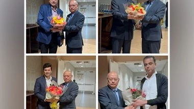 World News | All-party Delegation Led by Shashi Tharoor Lands in Colombia