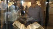World News | World's Oldest Complete Bible Goes on Display in Tel Aviv