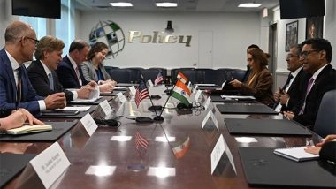 World News | Foreign Secretary Vikram Misri, Dy NSA Pavan Kapoor Meet US Under Secretary of Defence Elbridge Colby