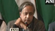 World News | India Can No Longer Act on Goodwill Alone: Shashi Tharoor on Indus Treaty Suspension