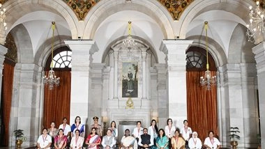 India News | Delhi : President Droupadi Murmu Confers National Florence Nightingale Awards 2025