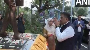 World News | Sanjay Kumar Jha-led All-party Delegation Pays Tribute to Mahatma Gandhi in Jakarta