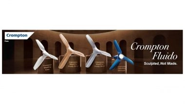 Business News | Crompton Celebrates World Interiors Day with Its Sculpted Marvel - SilentPro Fluido Series