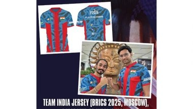Sports News | ESFI Unveils Team India Jersey for BRICS Esports Championship 2025 in Tribute to Operation Sindoor