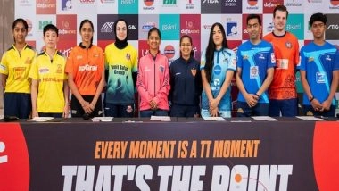 Sports News | Ahmedabad Gears Up for UTT Season 6 Opener: Dabang Delhi to Face Jaipur Patriots