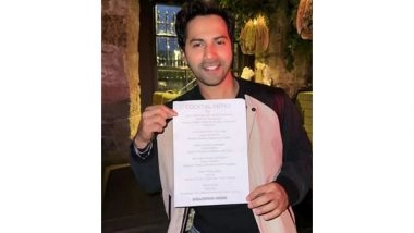 Entertainment News | Varun Dhawan Wraps Up Scotland Schedule of 'Hai Jawani Toh Ishq Hona Hai', Shares Pics