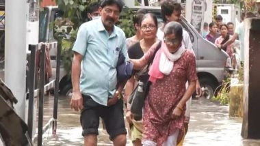 India News | Massive Waterlogging Disrupts Daily Life in Guwahati