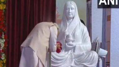 India News | PM Modi Pays Floral Tribute to Ahilyabai Holkar During 'Mahila Sashaktikaran Mahasammelan' Programme in Bhopal