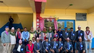 World News | India Hands over Newly Constructed Building in Accham District of Far-Western Nepal