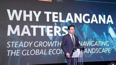 World News | BRS Working President KT Rama Rao Participates in India Week 2025 Organised by Bridge India at London