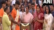 India News | CM Rekha Gupta Performs Yamuna Aarti at Vasudev Ghat to Mark 100 Days of BJP Govt in Delhi