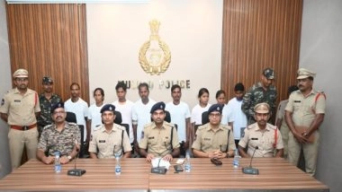 India News | Eight Maoist Members Surrender in Telangana's Mulugu