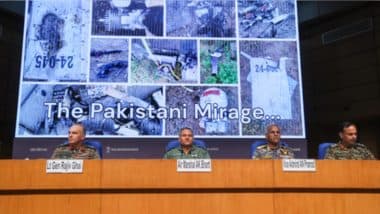Pakistani Mirage Fighter Jet Shot Down in ‘Operation Sindoor’, Indian Army Releases Video Evidence