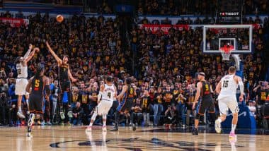 Denver Nuggets Beat Oklahoma City Thunder 121-119 in Game 1 of NBA 2024-25 Western Conference Semi-Finals