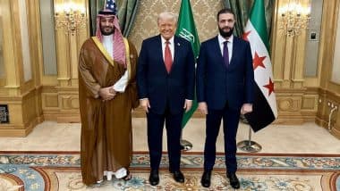 Please Handover the Reward of USD 10 MILLION to Donald Trump! Netizens Demand as Photos of US President with Syria President Ahmad al Sharaa Goes Viral