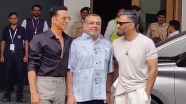 ‘Hera Pheri 3' Controversy: Akshay Kumar Finally Speaks on Paresh Rawal's Exit From Film, Says 'It's a Serious Matter' About His ‘Good Friend’ (Watch Video)