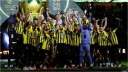 Al-Ittihad Win King Cup of Champions 2024-25, Karim Benzema's Brace Helps Saudi Arabian Champions Beat Al-Qadisiyah 3-1 to Clinch Title