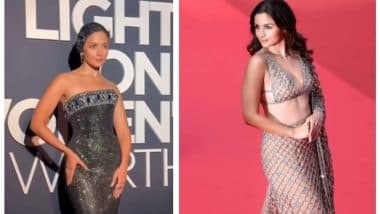 Alia Bhatt at Cannes 2025: Sensual Gucci Saree at Closing Ceremony, Blue Strapless Gown at L'Oréal Paris Lights on Women's Worth Awards (Pics and Videos)