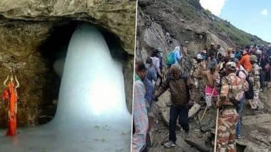 Amarnath Yatra 2025: MHA Approves Deployment of 581 Companies of CAPF in Jammu and Kashmir To Provide Security to Pilgrims