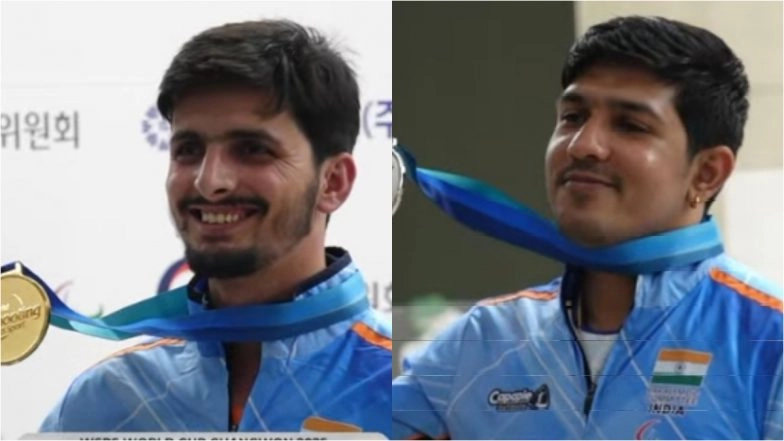 Amir Ahmad Bhat Wins Gold Medal, Nihal Singh Clinches Silver As India Attain 1–2 Finish in P3 Mixed 25m Pistol SH1 Event at Para Shooting World Cup 2025