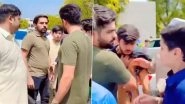 Babar Azam Involved in Heated Argument With Fan on the Road, Pakistan Cricket Star Angrily Pushes Away Man To Make His Way out of the Crowd (Watch Video)
