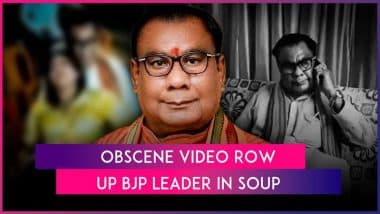 Babban Singh Obscene Video: UP BJP Leader Seen Kissing, Grabbing Woman Dancer’s Breasts in Viral Clip, Alleges Political Conspiracy by Ketakee Singh