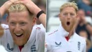 Ben Stokes Reacts In Disbelief After Harry Brook Grabs A Sensational One-Handed Catch in the Slip Cordon During ENG vs ZIM One-Off Test 2025 (Watch Video)