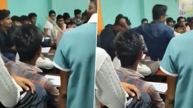 Bihar: Teacher Abuses and Brutally Thrashes Student With Stick at BigData Physics Classes in Bihar Sharif, Disturbing Video Surfaces