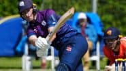 Brandon McMullen Goes Past Sachin Tendulkar, KL Rahul and MS Dhoni as He Completes 1000 Runs in ODIs, Achieves Feat During Scotland vs UAE ICC CWC League 2 Match