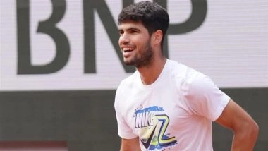 Giulio Zeppieri Vs Carlos Alcaraz, French Open 2025 Free Live Streaming Online: How To Watch Live TV Telecast of Men's Singles First Round Roland Garros Tennis Match?