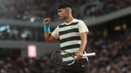 French Open 2025: Carlos Alcaraz Becomes Second-Fastest Man After Rafael Nadal To Notch Up 20 Match Wins at Roland Garros