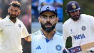 List of Cricketers Who Retired in 2025: Virat Kohli, Rohit Sharma, Cheteshwar Pujara and Other Players Who Hung Up Their Boots This Year