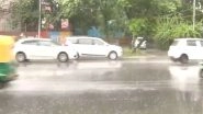Delhi Rains: Heavy Rainfall Lashes Parts of National Capital As IMD Predicts Thunderstorms and Rain Through This Week for Delhi (Watch Video)