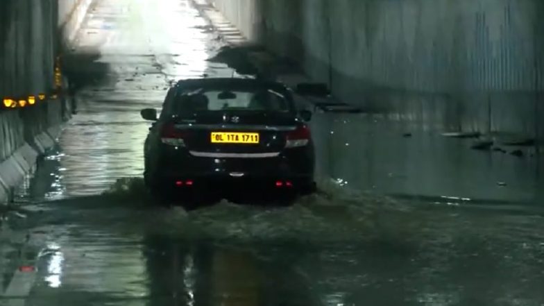 Delhi Rains: Parts of National Capital Face Severe Waterlogging After Heavy Rainfall and Thunderstorm (Watch Videos)