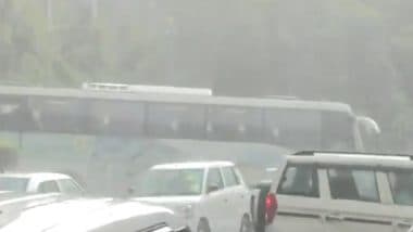 Rain Lashes Parts of Delhi, Damages Shed at Ashok Nagar Rapid Metro Station