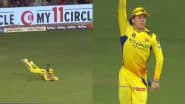 Dewald Brevis Catch Video: Watch Chennai Super Kings’ Star’s Excellent Effort To Dismiss Jacob Bethell During RCB vs CSK IPL 2025 Match