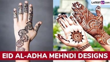 Eid al-Adha 2025 Mehndi Design Videos: Eid Special Henna Patterns, Floral Motifs and Arabic Mehendi Ideas To Celebrate Bakrid Festival