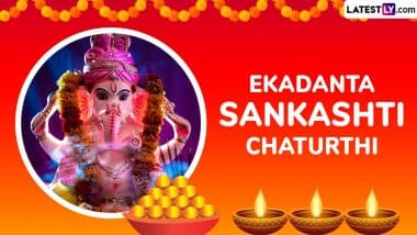 Ekadanta Sankashti Chaturthi 2025 Moonrise Time: Know Date, Timings, Puja Vidhi or Rituals and Significance of the Auspicious Fasting Festival Dedicated to Lord Ganesha